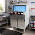 Thumbnail image #2 for CMA Energy Mizer GW-100 Low Temperature Chemical Sanitizing Undercounter Rotary Glasswasher