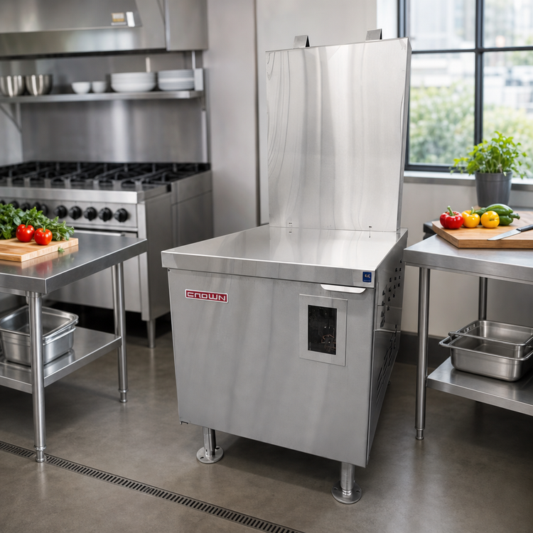 Product image #2 for Crown CG-220 Gas Steam Generator with 24" Cabinet Base