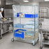 Thumbnail image #2 for Quantum Clear-Vinyl Wire Cart Cover with Zipper Flap, 24 x 36 x 74 Inches