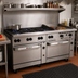 Thumbnail image #2 for Wolf Challenger XL 72-Inch Gas Restaurant Range with 8 Open Burners, 24-Inch Griddle, and 2 Standard Ovens