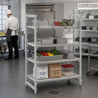 Thumbnail image #2 for Cambro Camshelving® Premium CPR2472151 Full Shelf Rail Kit, 24" x 72", Polypropylene, Soft Gray