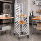 Thumbnail image #2 for Channel Manufacturing 405AN-HD 27-Pan Nesting Aluminum Bun Pan Rack, End-Load, 2-Inch Spacing, 21 x 26 x 64 Inches