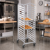 Thumbnail image #2 for Channel Manufacturing Heavy-Duty Nesting End-Load Aluminum Bun Pan Rack, 27-Pan Capacity