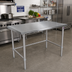 Thumbnail image #2 for John Boos Stallion 84-Inch x 30-Inch Stainless Steel Flat-Top Work Table with Safety Edge