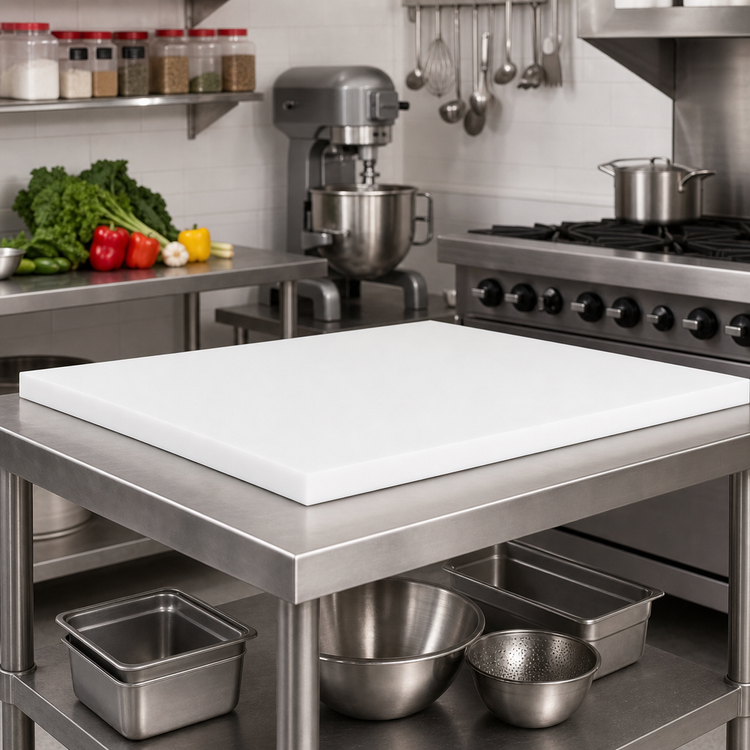 Product image #2 for John Boos 36 Inch x 36 Inch Reversible Poly Work Table Top Replacement for TC, M, and GMT Tables