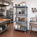 Thumbnail image #2 for Millenia 36 Inch Wide x 18 Inch Deep x 62 Inch High Polymer Stationary Starter Shelving Unit with 4 Shelves