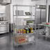 Thumbnail image #2 for Eagle Group 4-Tier Wire Starter Shelving Unit, 42W x 21D x 63H, Stainless Steel Finish