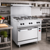 Thumbnail image #3 for Vulcan 36-Inch Electric Restaurant Range with Griddle Top and Standard Oversized Oven