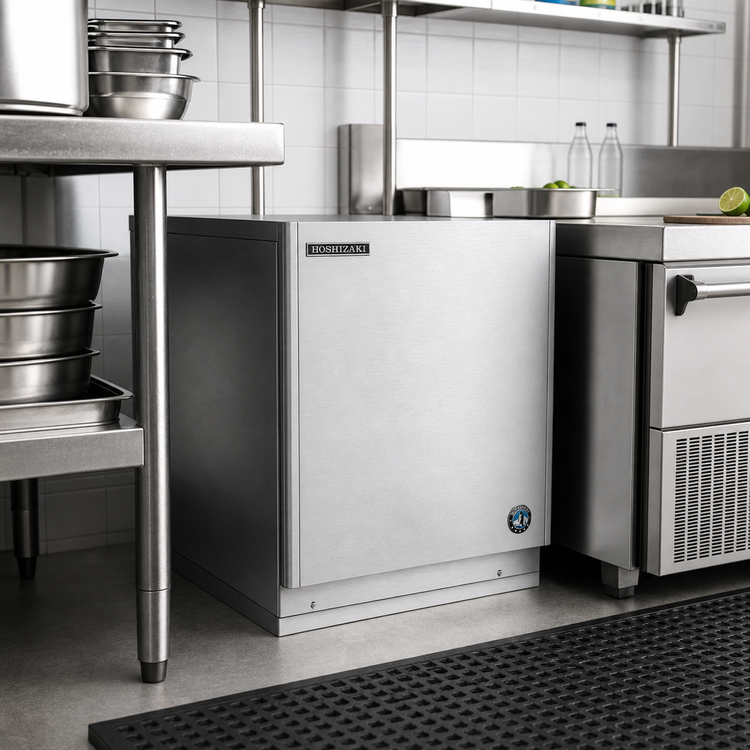 Product image #3 for Hoshizaki KMD-410MWJ Modular Crescent Cube Ice Maker, Water-Cooled, 449 lb/Day, 22-1/4 Inch Wide