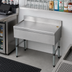 Thumbnail image #2 for Advance Tabco Underbar Basics Free-Standing Stainless Steel Bar Type Drainboard with 4-Inch Backsplash, 30 Inch W x 18 Inch D