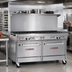 Thumbnail image #2 for Southbend Ultimate 60-Inch Gas Restaurant Range with 9 Open Burners, Convection Oven and Cabinet Base