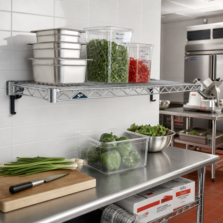 Product image #2 for Metro Super Adjustable Super Erecta 36 x 21-Inch Stainless Steel Wire Shelf