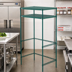 Thumbnail image #2 for Metro Super Erecta Pro CR243674PRH2 Housing Unit with 2 Overhead Shelves, Removable Polymer Mat, 36 x 24 x 74 Inches