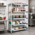 Thumbnail image #2 for MetroMax i 72-Inch W x 24-Inch D x 74-Inch H 5-Shelf Stationary Starter Polymer Shelving Unit