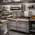 Thumbnail image #2 for Titan JMRH-48G 48 Inch Modular Heavy-Duty Gas Griddle Top Range with Manual Controls