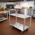 Thumbnail image #2 for Stainless Steel 2-Shelf Stock Cart, 700 lb Capacity
