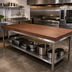 Thumbnail image #2 for Boos Block American Black Walnut Full-Length Edge Grain Kitchen Countertop, 96 x 36 x 3 Inch