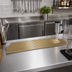 Thumbnail image #2 for 34-Inch Surface-Mount Stainless Steel Drip Tray Trough with Integral Glass Rinser