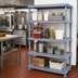 Thumbnail image #2 for Quantum Millenia 4-Shelf Solid Polymer Starter Shelving Unit, 30