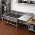 Thumbnail image #2 for John Boos Pro-Bowl Stainless Steel 3-Compartment Platter Sink with Right-Hand 30-Inch Drainboard