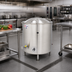 Thumbnail image #2 for Legion LTI-100 100-Gallon Stationary Direct Steam Kettle, 2/3 Jacketed, Insulated