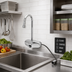 Thumbnail image #2 for Perlick Top Shelf 944GN Electronic Touchless Wall-Mount Gooseneck Faucet, 4-Inch Centers, 2.2 GPM