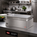 Thumbnail image #2 for Hatco Rectangular Drop-In Stainless Steel Heated Well with Drain, Full-Size Pan, Top or Bottom Mounted