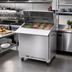 Thumbnail image #3 for Beverage-Air 27-Inch One-Section Mega Top Refrigerated Prep Table, 1-Door, 12 1/6-Pan Opening