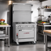 Thumbnail image #2 for Southbend Platinum 16-Inch Modular Natural Gas Uniform Hot Top Sectional Range