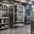 Thumbnail image #2 for RATIONAL Stand I Combi-Duo Stationary Stainless Steel Equipment Stand for iCombi 6-Full Size on 6-Full Size