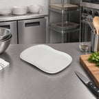 Thumbnail image #2 for CFS Brands Stadia® 5300980 13 x 7 Inch Oblong Melamine Platter, Greige Case of 12