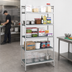 Thumbnail image #2 for Fermostock 5-Tier Stationary Starter Polymer Shelving Unit, 52W x 14D x 83H