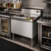 Thumbnail image #2 for Perlick Top Shelf TSD48IC10 48-Inch Modular Underbar Ice Bin/Cocktail Unit with 10-Circuit Cold Plate