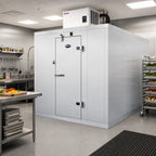 Thumbnail image #2 for AmeriKooler Quick Ship QC081277**FBRC-448A Indoor Walk-In Cooler with Floor, Remote R-448A Refrigeration, 35°F, 7'10" W x 11'9 1/4" L x 7'7" H