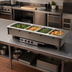 Thumbnail image #2 for Vollrath Short-Side 4-Pan Drop-In Hot Well with Infinite Controls, 120V