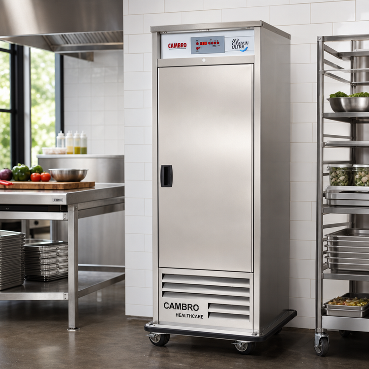 Product image #2 for Cambro Air Curtain Ultra One-Section Reach-In Refrigerator with Right-Swing Solid Door
