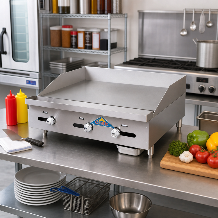 Product image #2 for Comstock-Castle Castle Series 36-Inch Countertop Gas Griddle