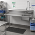 Thumbnail image #2 for Advance Tabco 59-Inch Left-Hand Straight-Soil Dishtable with Pre-Rinse Sink, 14-Gauge 304 Stainless Steel Top