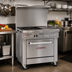 Thumbnail image #2 for Southbend Ultimate 36-Inch Commercial Gas Range with 2 Non-Clog Burners, 24-Inch Griddle, and Convection Oven