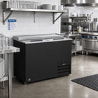 Thumbnail image #2 for Kelvinator Commercial KCHGF36 36-Inch ADA Slide-Top Glass/Mug/Plate Froster, 5.2 Cu. Ft., Black, Automatic Defrost