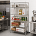 Thumbnail image #2 for Metro Super Erecta Brite 5-Shelf Stationary Wire Shelving Starter Unit, 60W x 24D x 74H