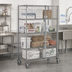 Thumbnail image #2 for Metro Super Erecta Mobile Wire Security Cage with Metroseal 3 Epoxy-Coated Finish, 65 x 27-1/4 x 68-1/2 Inches