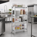 Thumbnail image #2 for Channel Lifetime Tough 4-Shelf Channel-Style Aluminum Dunnage Shelving Rack, 36W x 20D x 64H