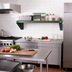 Thumbnail image #2 for Eagle Quik-Set 42 x 18-Inch Louvered Solid Shelf, 14-Gauge Galvanized Steel, Green Epoxy Finish
