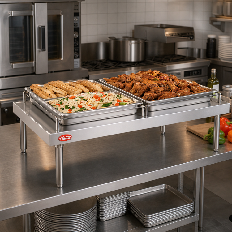 Product image #2 for Hatco Glo-Ray Freestanding Heated Shelf, 36 x 12 Inches, Stainless Steel Top