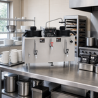 Thumbnail image #2 for BUNN 20500.0001 Automatic Twin 3-Gallon Coffee Urn, 6-Gallon Total, Stainless Steel, Hot Water Faucet, Plumbed