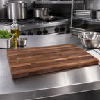 Thumbnail image #2 for John Boos Boos Block WALKCT-BL1225-O American Black Walnut Edge-Grain Kitchen Countertop, 12 x 25 x 1-1/2 Inch, Oil Finish, No Backsplash