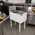 Thumbnail image #3 for Perlick Top Shelf Series 14-Inch Underbar Prep Sink with Sink Bowl, Glass Rinser, and Tool Well Faucet