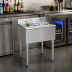 Thumbnail image #2 for Eagle Group 1800 Series B42IC-12D-18 42-Inch Underbar Ice Chest, 12-Inch-Deep Insulated Bin, 105-Lb. Capacity, 304 Stainless Steel