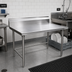 Thumbnail image #2 for Eagle Group Straight Clean Dishtable, Left-to-Right, 24 x 30 Inches, 8-Inch Backsplash